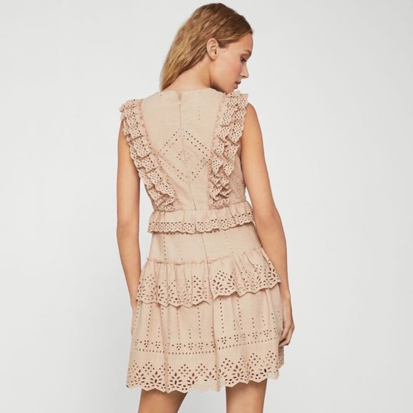 BCBGMAXZARIA Flax Eyelet Dress - Picture 6 of 8
